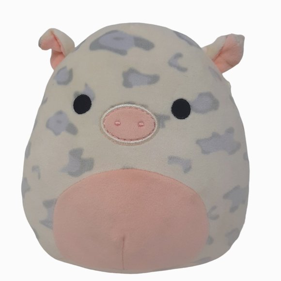 Kellytoy Squishmallows Rosie Pig Farm White Blue Stuffed Animal Plush Toy 8" - Picture 1 of 6